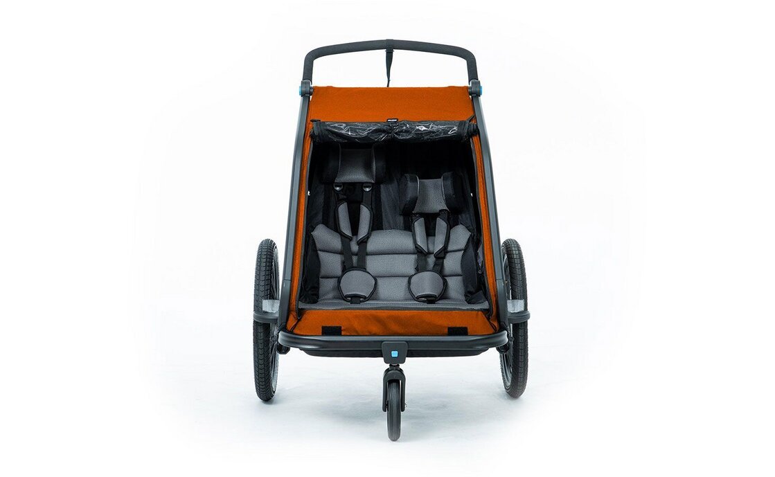 Cube Kinder Fahrradanhänger Double CMPT X Actionteam – Bild 6