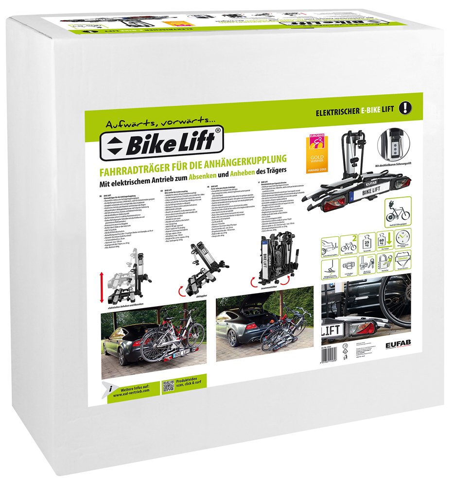 Eufab Bike Lift - absenkbarer Fahrradträger – Bild 2